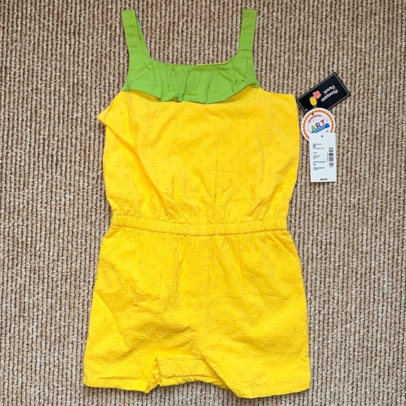 NWT Gymboree Pineapple Punch 3T romper - Picture 1 of 4